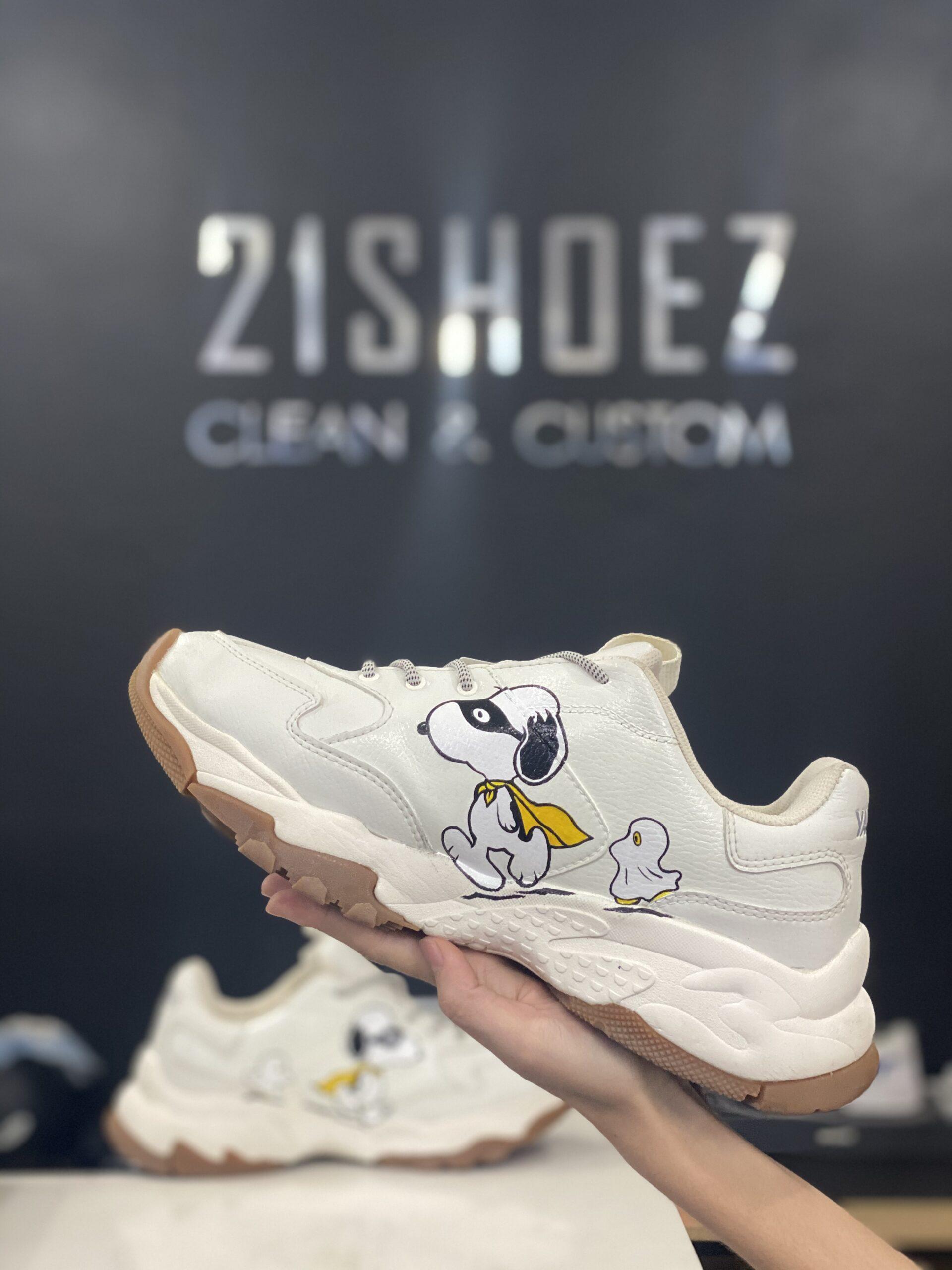 Snoopy v2MLB  Hệ thống custom giày vệ sinh giày và phục hồi giày   21SHOEZ
